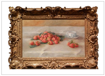 Pierre-Auguste Renoir’s 1905 painting, Strawberries